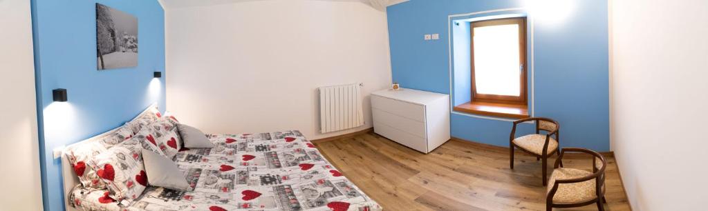 Llit o llits en una habitació de B&B Da Pieri