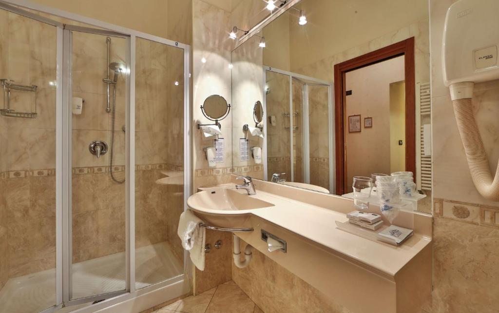Koupelna v ubytování Best Western Plus Hotel Genova