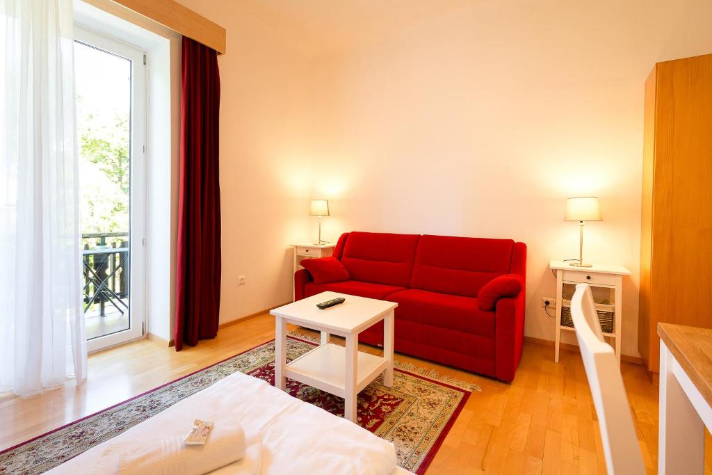 Posezení v ubytování Villa Marienhof