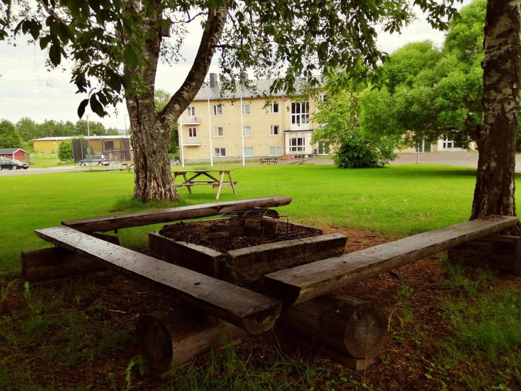 Zahrada ubytování Tornedalens B&B