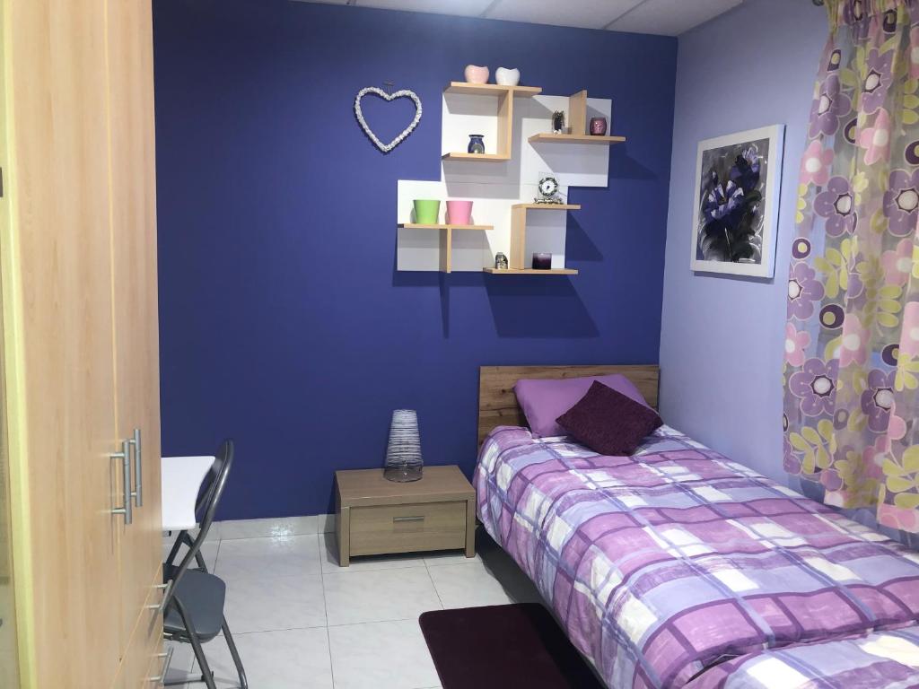 Postel nebo postele na pokoji v ubytování Flat 3