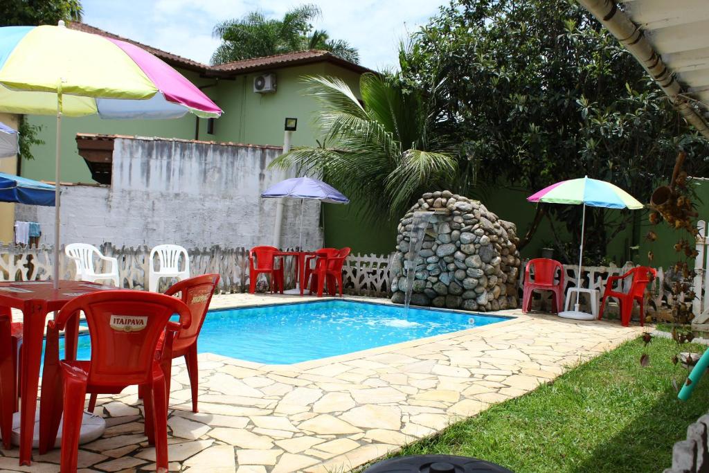  Chalé c/piscina 150m do mar