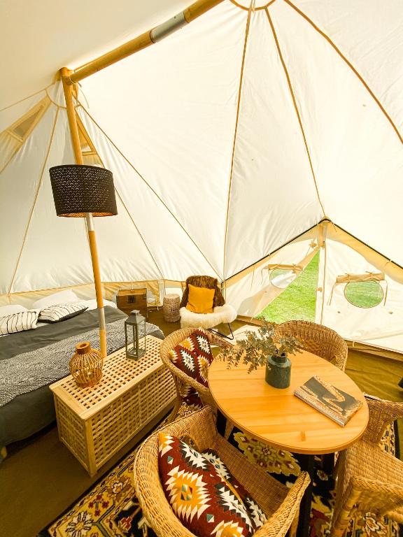 Posezení v ubytování Camp Boutique