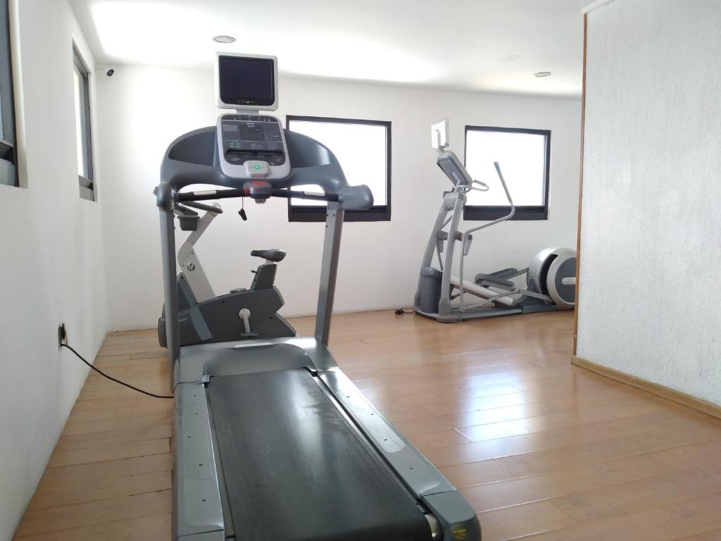 Fitness centrum a/nebo fitness zařízení v ubytování Hotel Campestre Inn