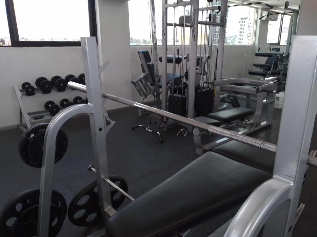 Fitness centrum a/nebo fitness zařízení v ubytování Hotel Campestre Inn