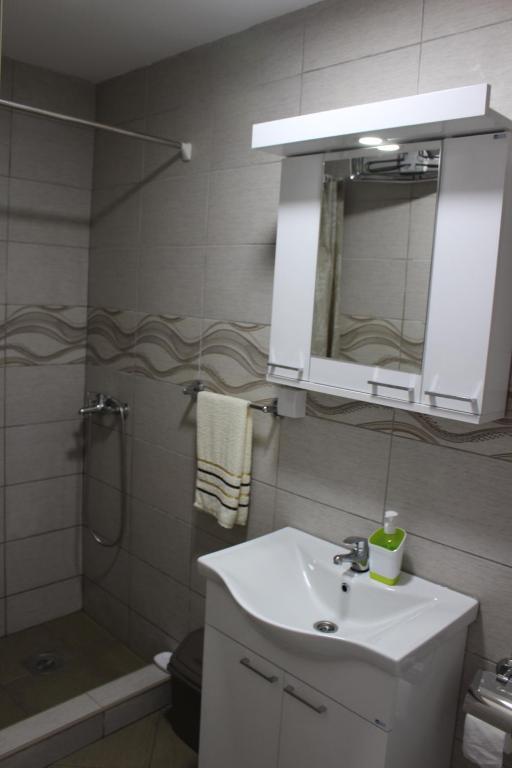 Koupelna v ubytování Apartmani Ilić