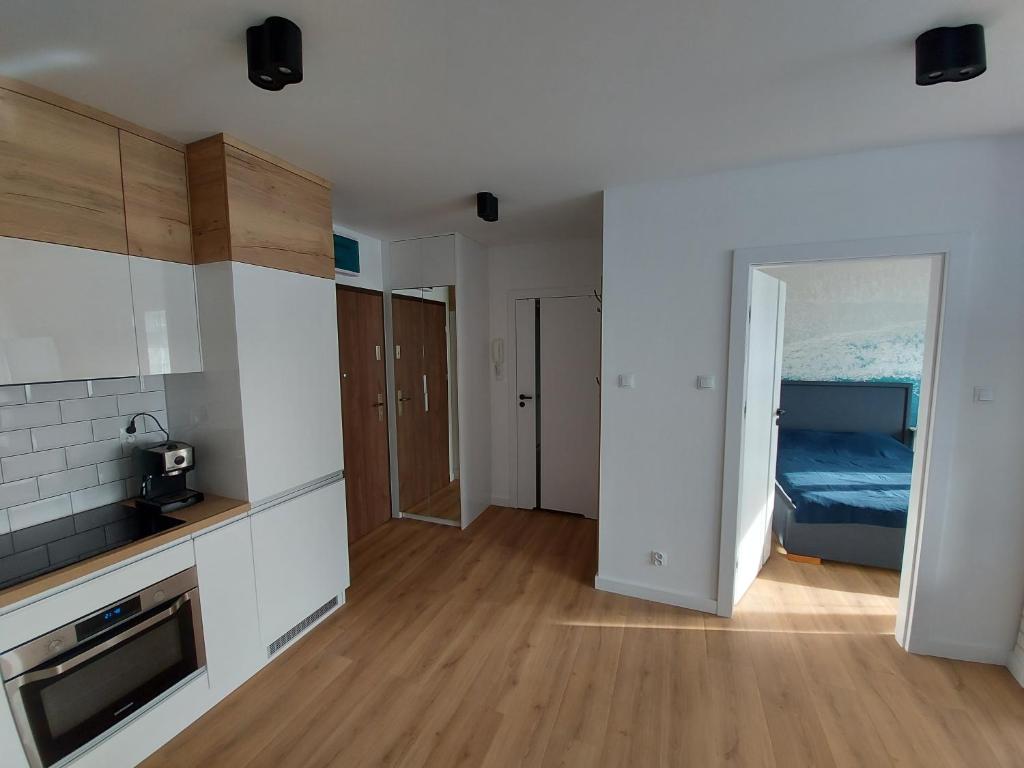 Kuchyňa alebo kuchynka v ubytovaní Baltic Blue Apartament
