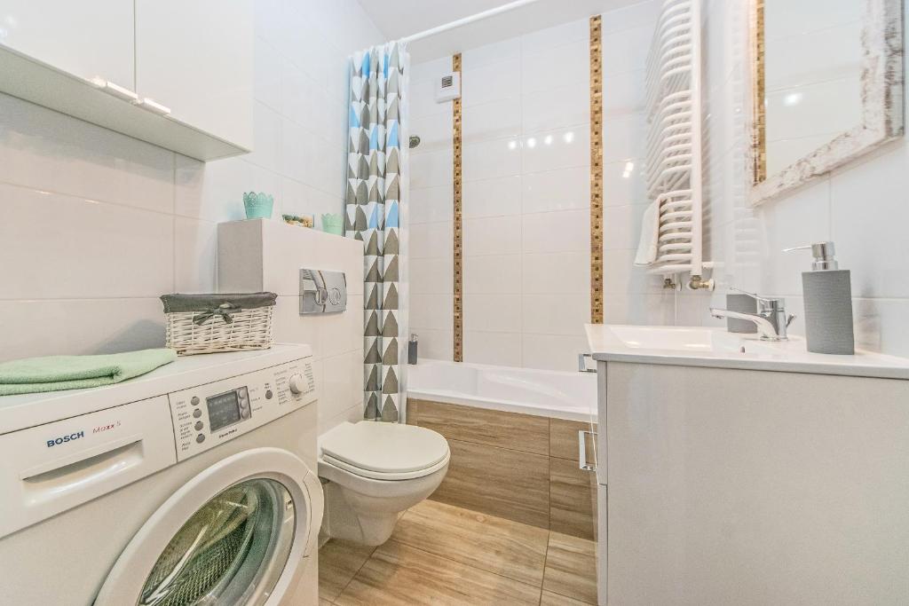 Kúpeľňa v ubytovaní Apartament LUX