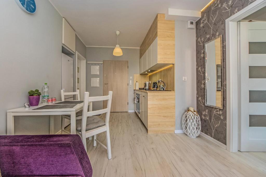 Kuchyňa alebo kuchynka v ubytovaní Apartament LUX