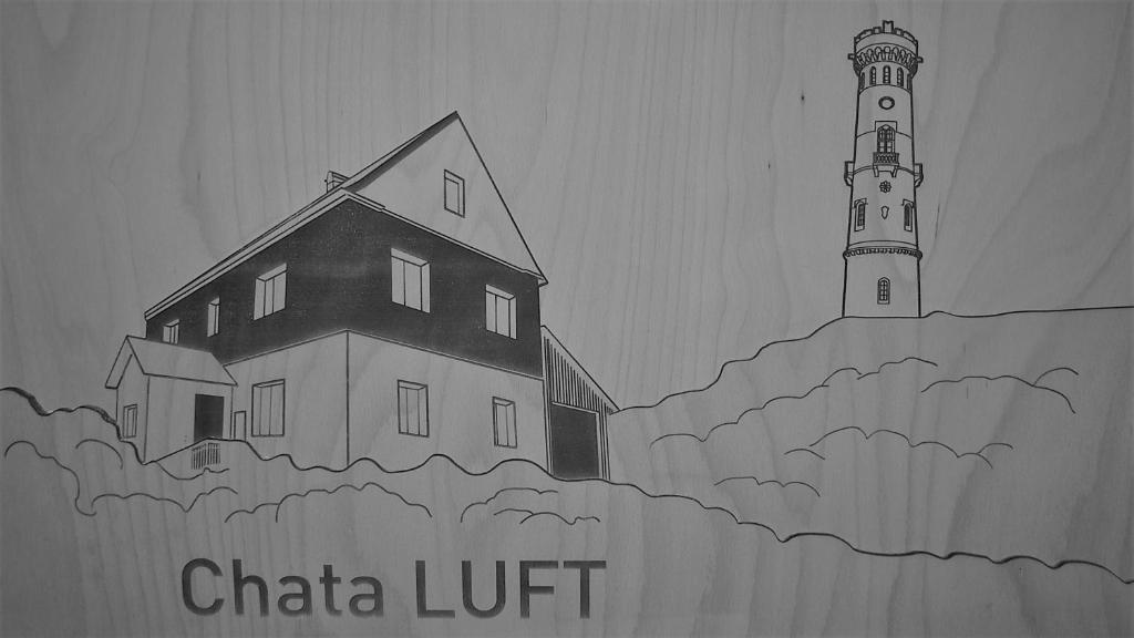 Půdorys ubytování Guest House LUFT Sněžník