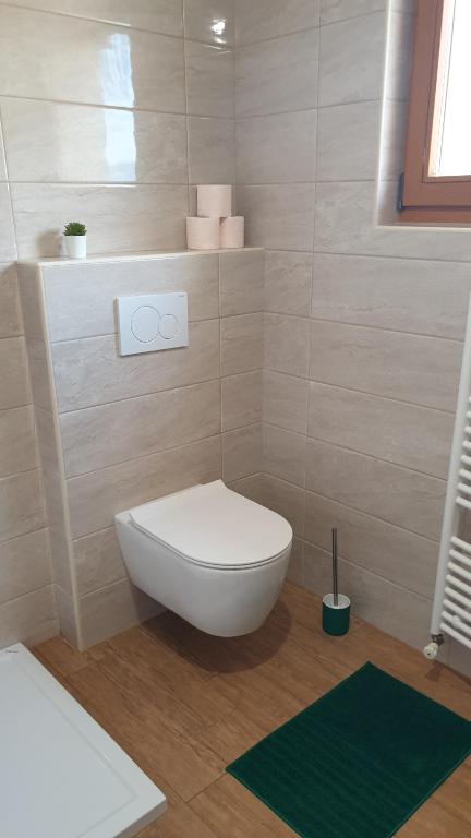 Koupelna v ubytování Apartma Claudia