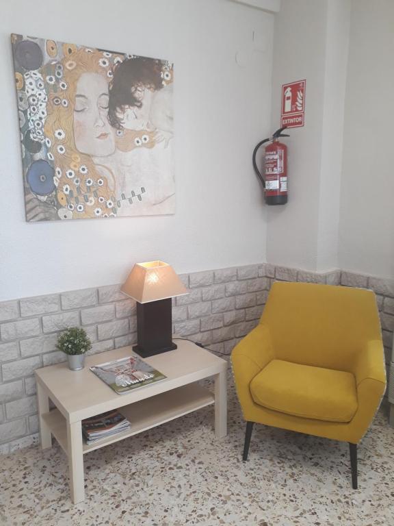 Posezení v ubytování Hostal Moreno
