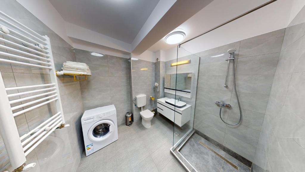 Koupelna v ubytování Le Blanc ApartHotel