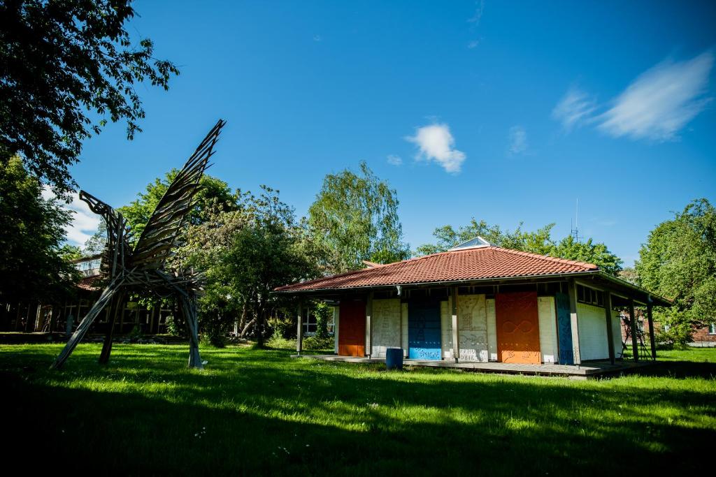 Zahrada ubytování Międzynarodowy Dom Spotkań Młodzieży w Oświęcimiu