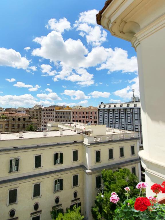 Balkón nebo terasa v ubytování Roma Resort Colosseum