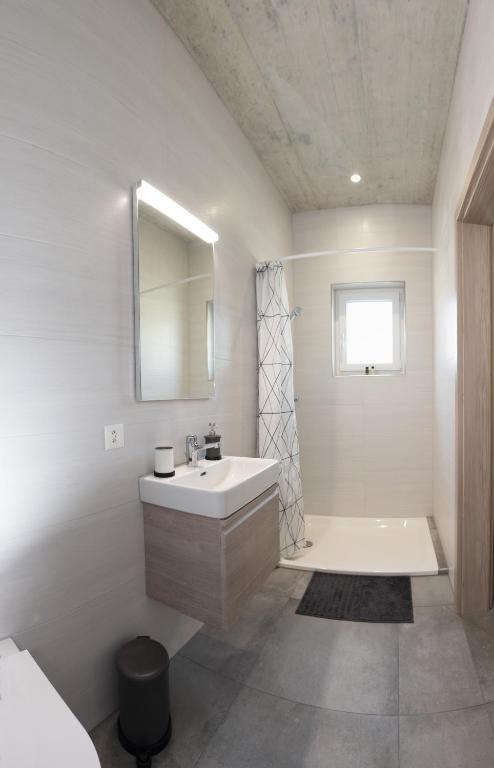 Koupelna v ubytování L'appartement