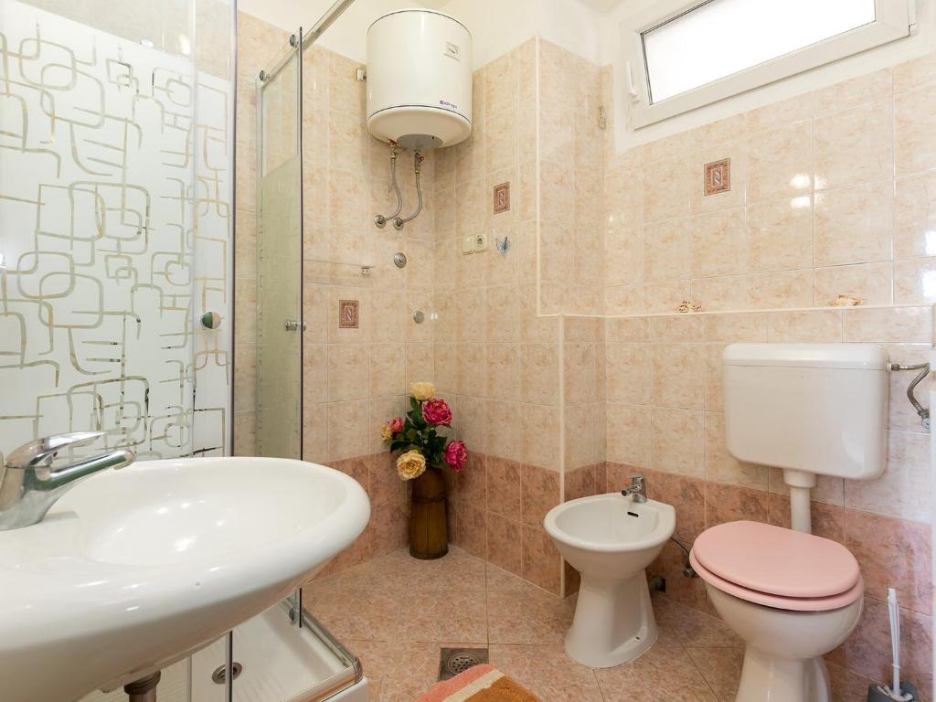 Koupelna v ubytování Apartman Šušnjić