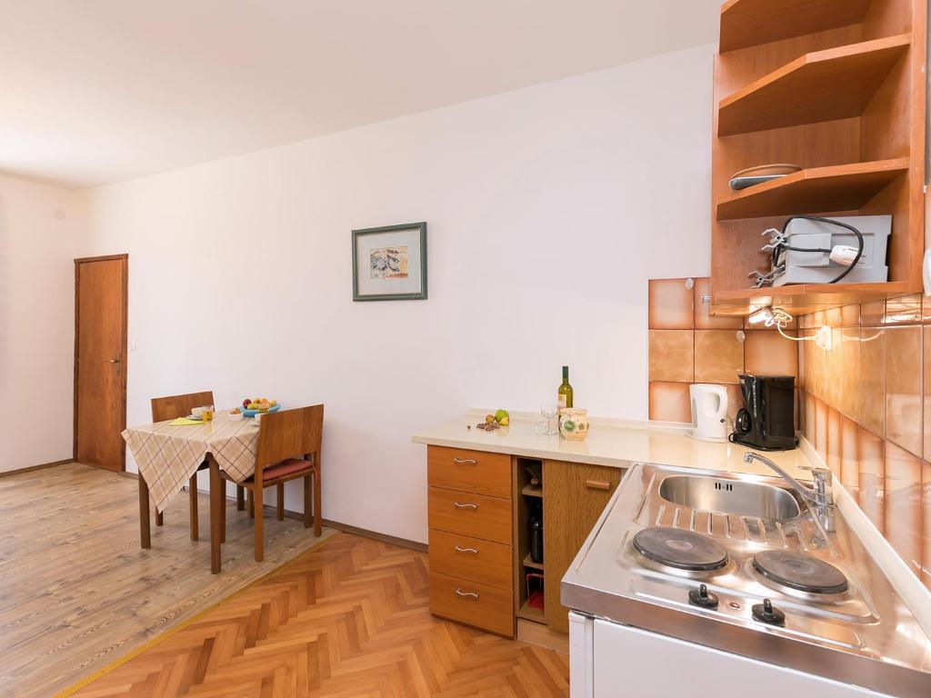 Kuchyň nebo kuchyňský kout v ubytování Apartman Šušnjić