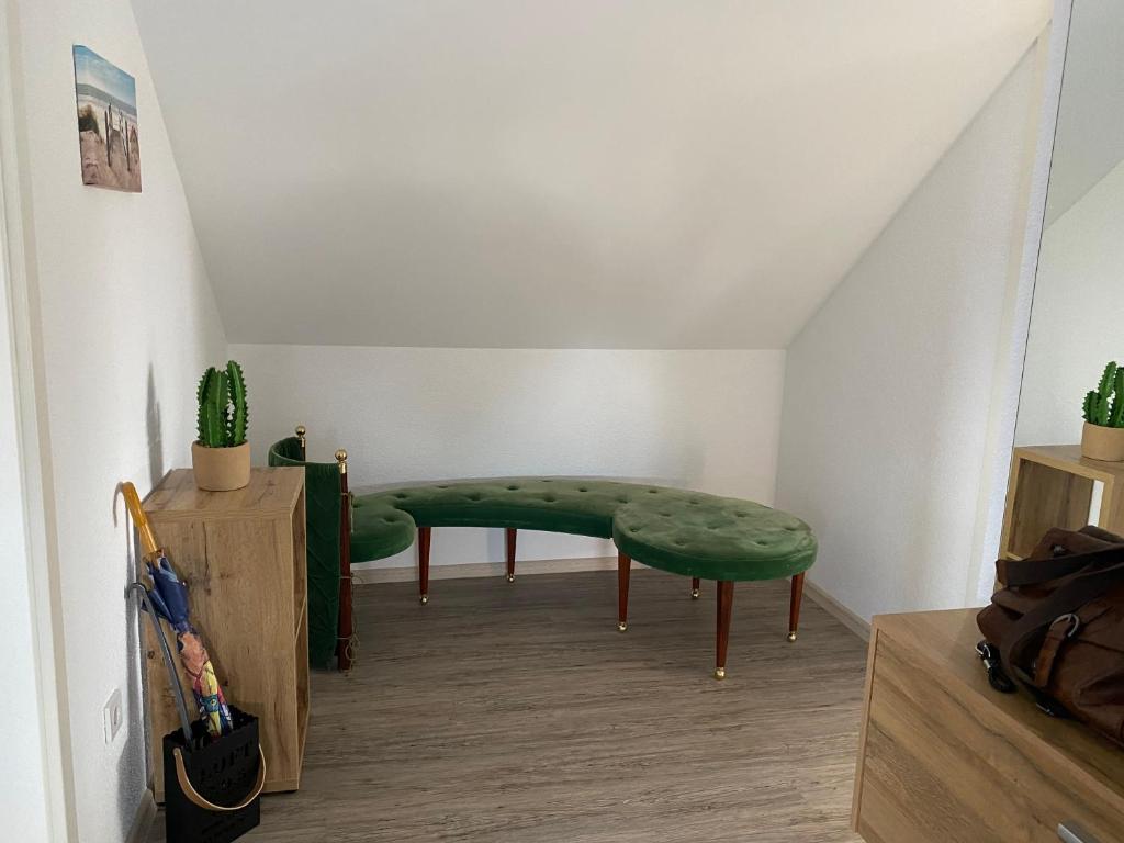 Posezení v ubytování Traumhafte Dachgeschosswohnung