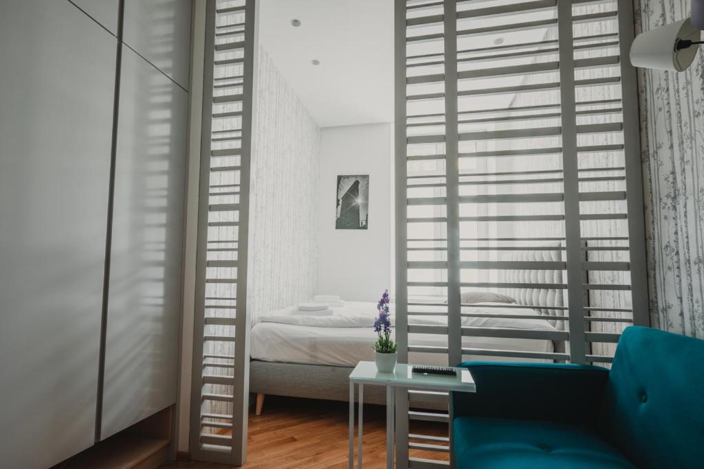 Część wypoczynkowa w obiekcie ZEUS Design Apartments Wasserwelt