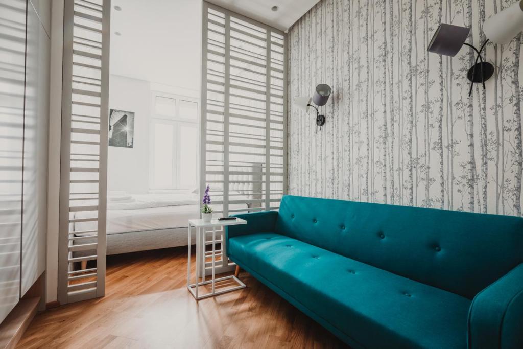 Część wypoczynkowa w obiekcie ZEUS Design Apartments Wasserwelt