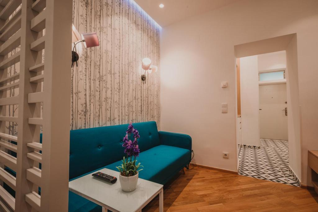 Część wypoczynkowa w obiekcie ZEUS Design Apartments Wasserwelt