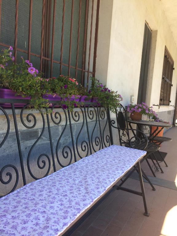 Balkón nebo terasa v ubytování Casa Violet per Civita