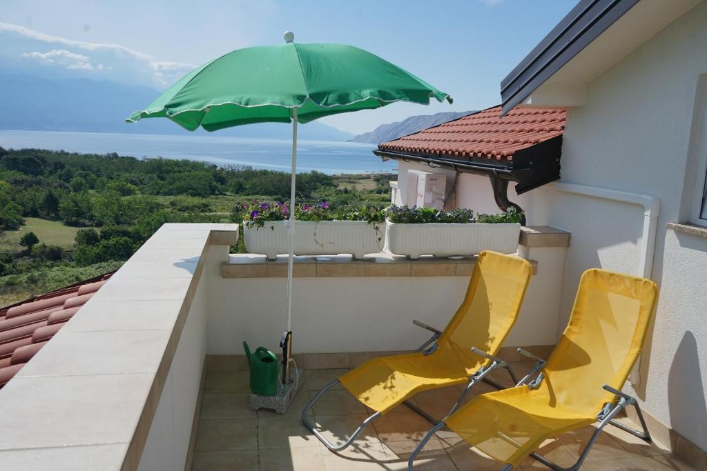Balkón nebo terasa v ubytování Apartements Magdalena