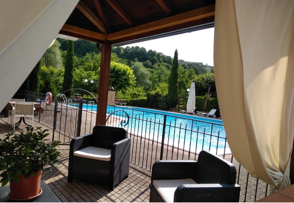 Bazén v ubytování Parc Hotel nebo v jeho okolí