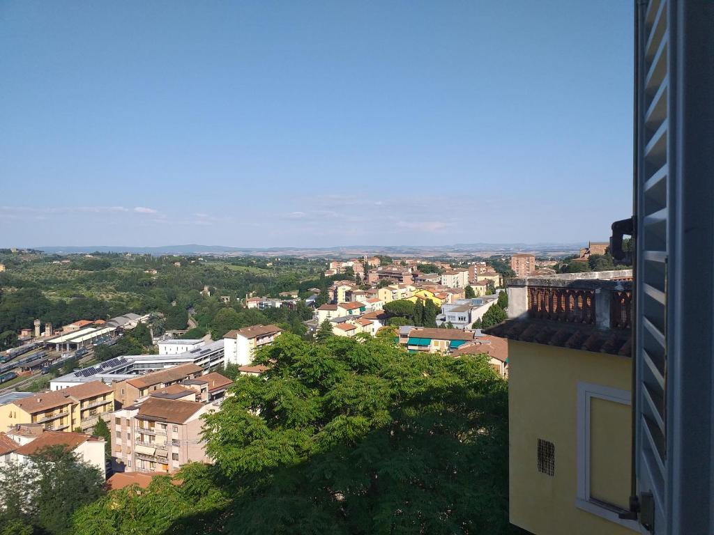 A general view of Siena or a view of the city taken from a vendégházakat