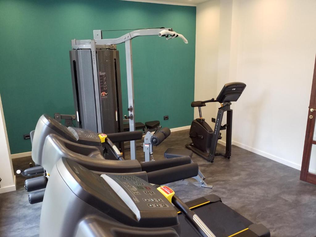 Fitness centrum a/nebo fitness zařízení v ubytování Hotel Michelangelo Palace & SPA