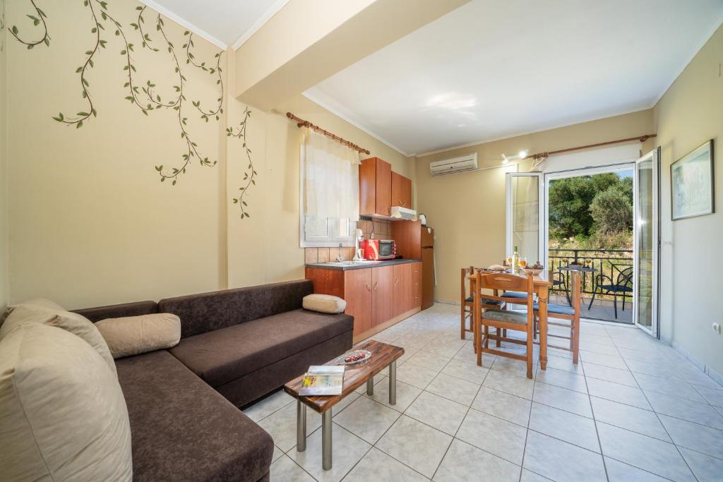 Kuchyň nebo kuchyňský kout v ubytování Casa di Colona - Μπεζ