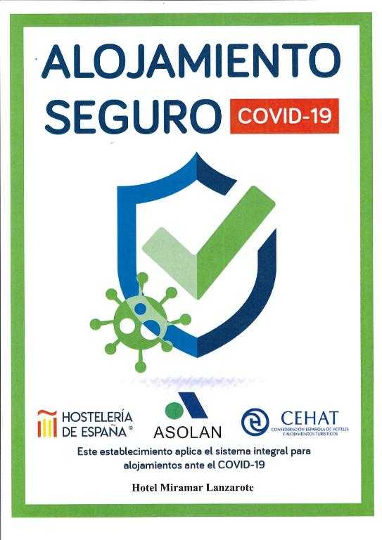 Certifikát, ocenenie alebo iný dokument vystavený v ubytovaní Hotel Miramar