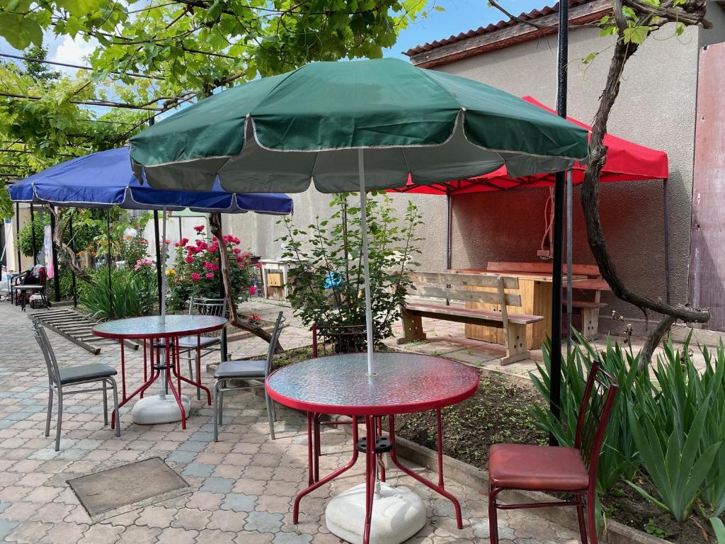 Patio nebo venkovní prostory v ubytování Одесса Море