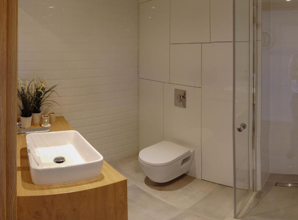 Kúpeľňa v ubytovaní ANKA Apartamenty nad Morzem