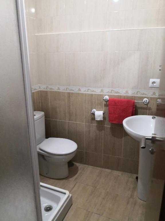 Koupelna v ubytování Apartamentos en casa Portonovo vacaciones