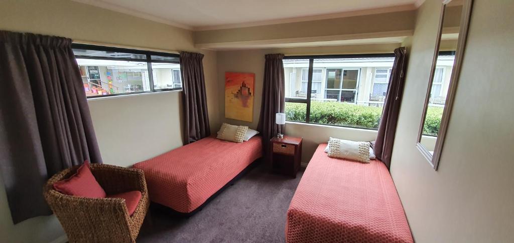 Postel nebo postele na pokoji v ubytování Accent On Taupo Motor Lodge