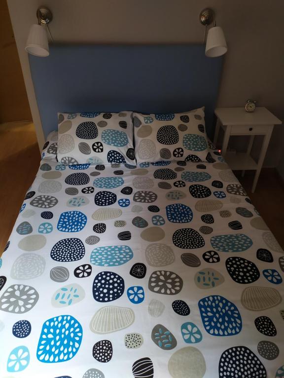 Posteľ alebo postele v izbe v ubytovaní Apartamento F6