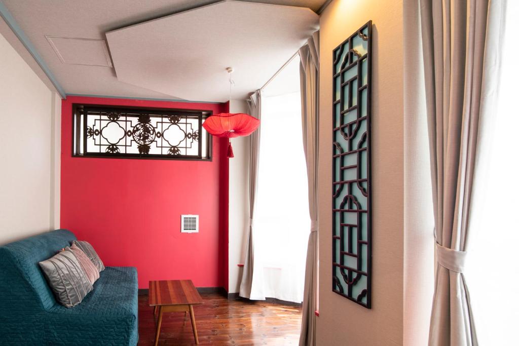 Posezení v ubytování Room Inn Shanghai 横浜中華街 Room 2