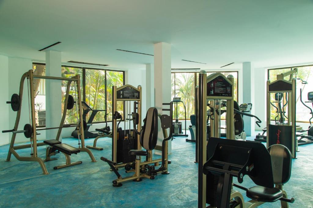Fitness centrum a/nebo fitness zařízení v ubytování Gassan Khuntan Golf & Resort