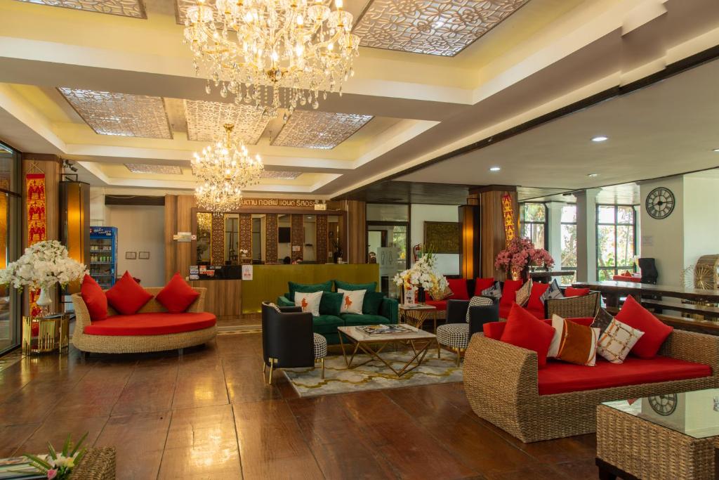 Posezení v ubytování Gassan Khuntan Golf & Resort
