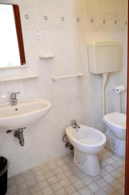 Koupelna v ubytování Hotel Cirene