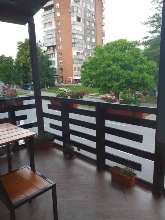 Balkón nebo terasa v ubytování Hotel Hobby