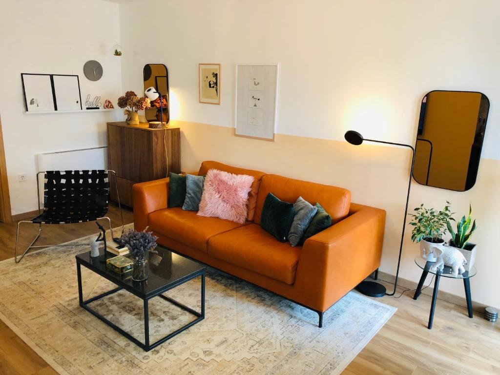 Posezení v ubytování Apartments Porec
