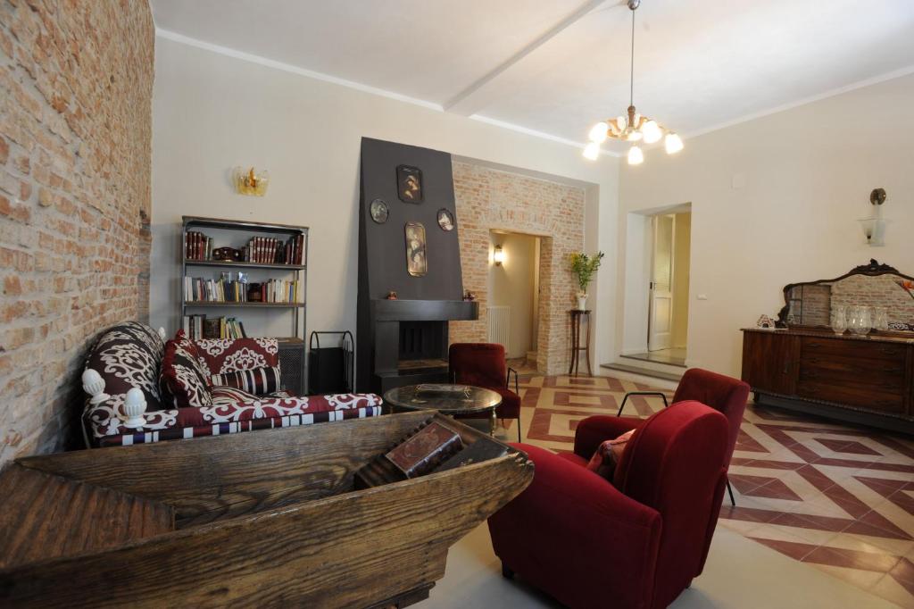 Posezení v ubytování Palazzo Scura