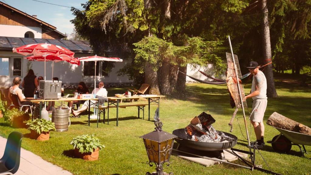 Zahrada ubytování Drauradweg Hostel