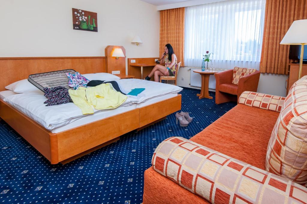 Posezení v ubytování Hotel Englischer Hof