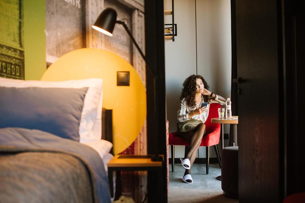 Ліжко або ліжка в номері !FEST Hotel
