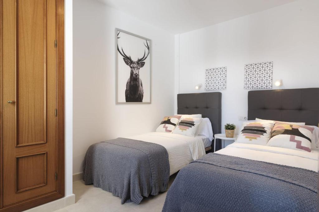 Postel nebo postele na pokoji v ubytování Villa Abeto