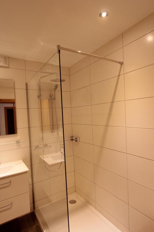 Koupelna v ubytování Hotel Tirolerhof
